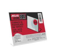 CORNICE A L IN PLEXIGLASS DA TAVOLO CM 15 X 10 CM (ORIZZONTALE)