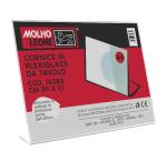 CORNICE A L IN PLEXIGLASS DA TAVOLO CM 30 X 21 (ORIZZONTALE)
