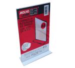 CORNICE A T IN PLEXIGLASS DA TAVOLO CM 15 X 21 (VERTICALE)