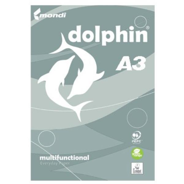 Carta Dolphin® per Fotocopie, Stampanti, A4, 80 g, 500 Fogli