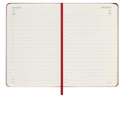AGENDA GIORNALIERA 2026 ROSSO COPERTINA RIGIDA POCKET