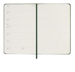 AGENDA SETTIMANALE 2026 VERDE COPERTINA RIGIDA POCKET