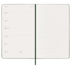 AGENDA GIORNALIERA 2026 VERDE COPERTINA RIGIDA LARGE