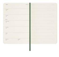 AGENDA SETTIMANALE 2026 VERDE COPERTINA MORBIDA POCKET