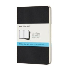 CF3CAHIER JOURNAL LARGE BLACK PLAIN