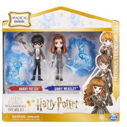 Wizarding World , Set Amicizia Patronus di Harry Potter e Ginny Weasley con 2 bambole articolate e 2 animali Patronus, collezione Harry Potter, giocattoli per bambini dai 5 anni in su