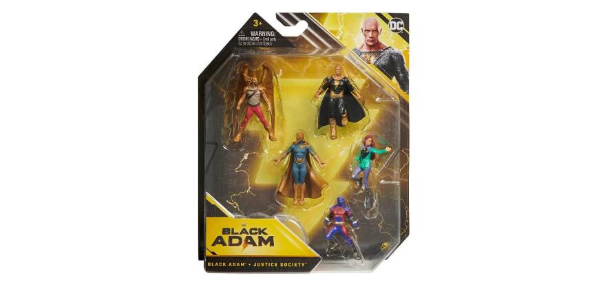 BLACK ADAM THE MOVIE Gift set personaggi in scala 5 cm