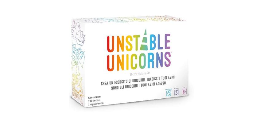 Asmodee Unstable Unicorns Carta da gioco Festa