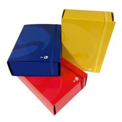 PORTA PROGETTI DORSO 10 25x34x10 ELASTICO PIATTO CARTONE PESANTE PLASTICA LUCIDA COLORI ASSORTITI