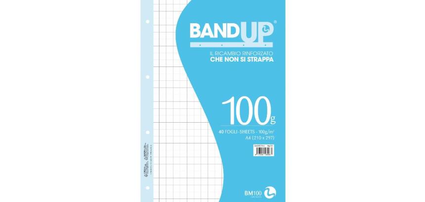 RICAMBI RINFORZATI BAND UP A4 100GR RIGATURA 10 F FG 40