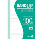 Ricambi BandUP forati rinforzati - A4 - 1 rigo c/margine - 100gr - BM - conf. 40 pezzi