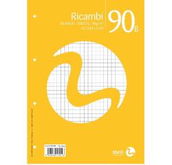 RICAMBI NON RINFORZATI A4 90GR RIGATURA 5 MM 40 FG