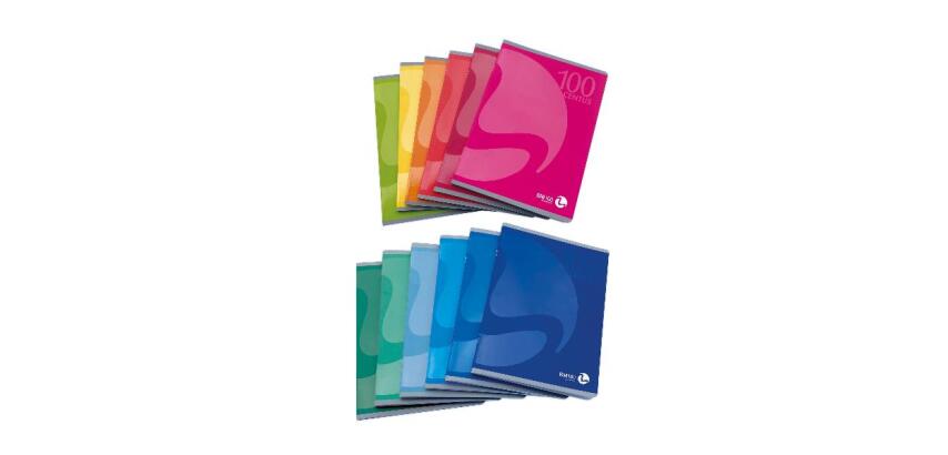 CF 12 QUADERNI CENTUS A5 100GR RIGATURA 4F FG 18+1 COVER 240GR COL. ASS.