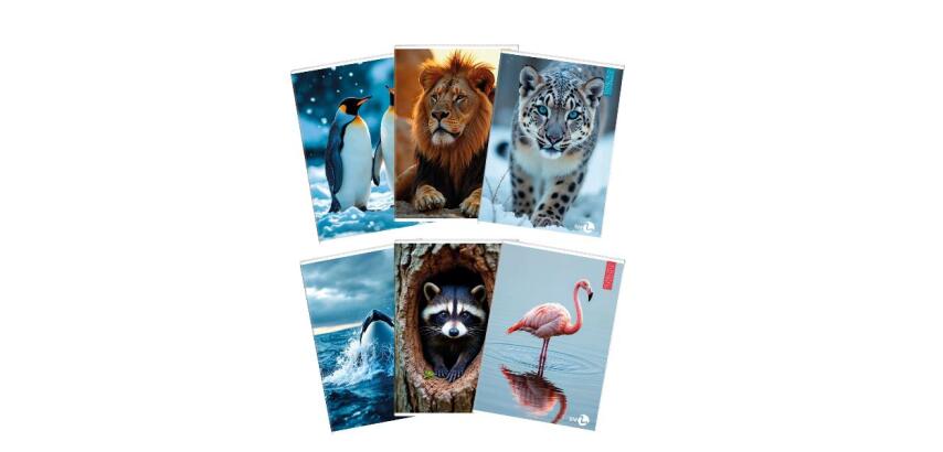 Maxiquaderno Animal fantasia - A4 - 40+2 fogli - 80gr - 1 rigo - BM