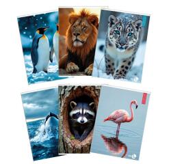 Maxiquaderno Animal fantasia - A4 - 40+2 fogli - 80gr - rigo di 3a - BM
