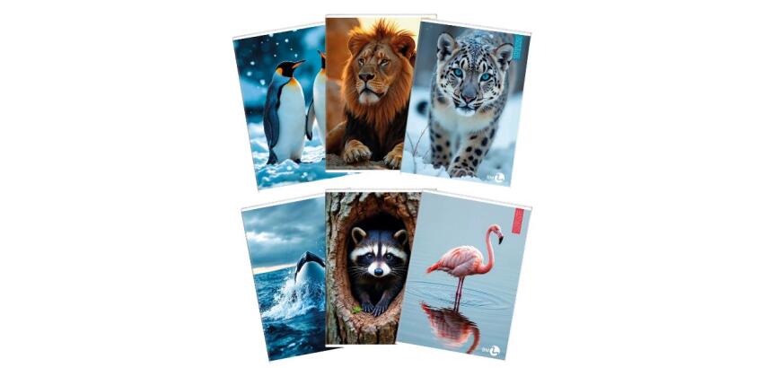 Maxiquaderno Animal fantasia - A4 - 40+2 fogli - 80gr - rigo di 3a - BM
