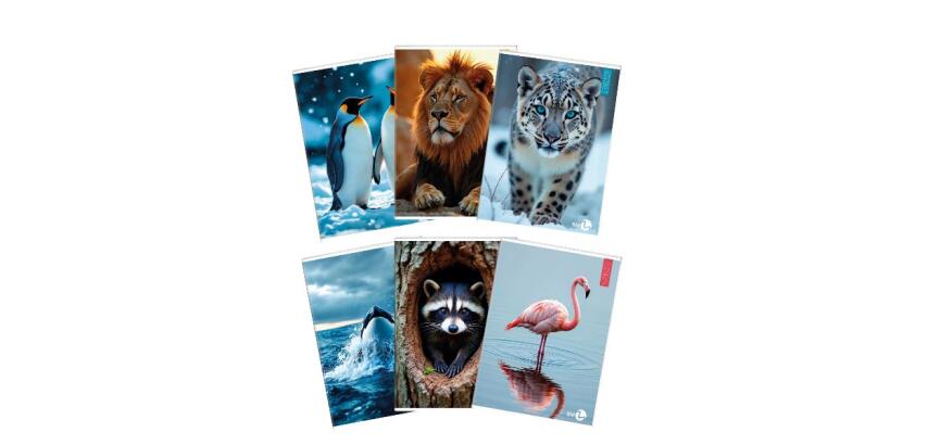 Maxiquaderno Animal fantasia - A4 - 40+2 fogli - 80gr - 5mm - BM