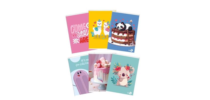 Maxiquaderno Bambina fantasia - A4 - 40+2 fogli - 80gr - 10mm - BM