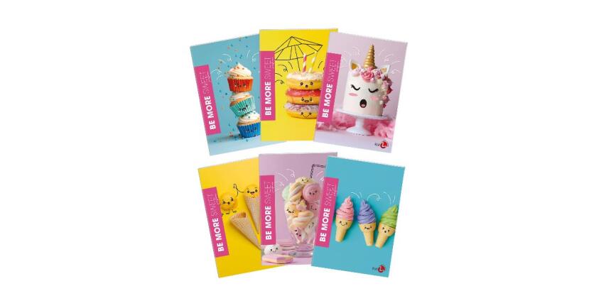 Maxiquaderno Be More Sweet - A4 - 36+2 fogli - 100gr - 5mm - BM