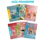 CF 10 QUADERNO MAXI FUNNY A4 100GR RIGATURA 1 RIGO FG 24+1 COVER PESANTE PLASTICA OPACA+SERIGRAFIA LUCIDA SPESSORATA