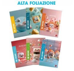 CF 10 QUADERNO MAXI FUNNY A4 100GR RIGATURA 1 RIGO FG 24+1 COVER PESANTE PLASTICA OPACA+SERIGRAFIA LUCIDA SPESSORATA