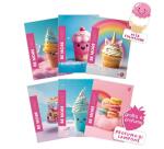 CF10 QUADERNI MAXI SWEET A4 100GR RIGATURA Q  FG 24 COVER PESANTE PLASTICA OPACA GLITTER+PROFUMO