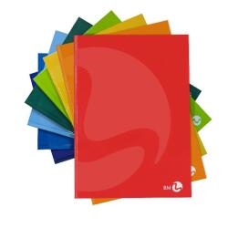 CF 5 QUADERNI CARTONATI A4 80GR RIGATURA Q FG 48+1 COVER CARTONATA PLASTICA LUCIDA COL. ASS.
