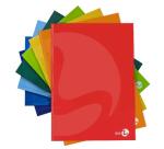 CF 5 QUADERNI CARTONATI A5 80GR RIGATURA 4MM FG 48+1 COVER CARTONATA PLASTICA LUCIDA COL. ASS.