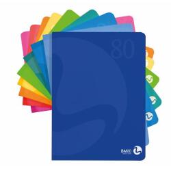 CF QUADERNI COLOR BROSSURATI A4 80 GR RIGATURA 5MM FG 96+1 COVER CARTOCINO PLASTICA LUCIDA COL. ASS.