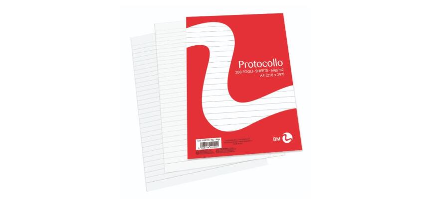 RISMA CARTA PROTOCOLLO A4 60GR RIGATURA 1 RIGO FG 200
