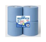 BOBINA ASCIUGATUTTO - 2 VELI BLU - 4 BOBINE