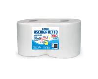 BOBINA ASCIUGATUTTO - 2 ROTOLI - CARTA 2 VELI - 800 STRAPPI