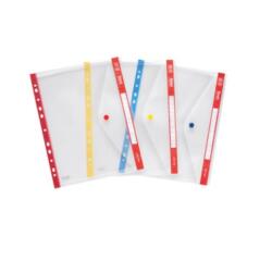 BUSTA C/BOTTONE ED ETICHETTA PERSONALIZZABILE - GIALLO