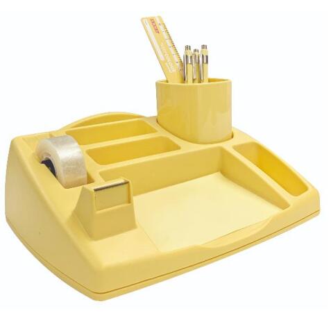 DESK ORGANIZER OLIVER GIALLO PASTELLO