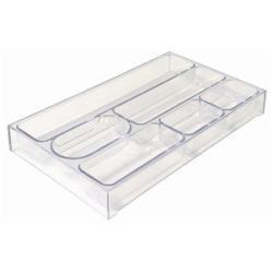 TRAY PORTAOGGETTI -  - CRISTALLO 257X156X34 MM  FORMATO COMPATTO E DI POCO INGOMBRO