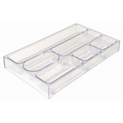 TRAY PORTAOGGETTI -  - CRISTALLO 257X156X34 MM  FORMATO COMPATTO E DI POCO INGOMBRO (CONF. 10)