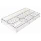 TRAY PORTAOGGETTI -  - CRISTALLO 257X156X34 MM  FORMATO COMPATTO E DI POCO INGOMBRO