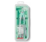 Balustrone Fast Pastel kit in compact-box composto da compasso  ricambi e temperamine apertura rapida pinze e 2 snodi