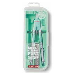 Balustrone Fast Pastel kit in compact-box composto da compasso  ricambi e temperamine apertura rapida pinze e 2 snodi