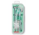Balustrone Fast Pastel kit in compact-box composto da compasso  prolunga  adattatore  ricambi e temperamine apertura rapida pinze e 2 snodi