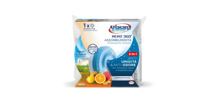 ARIASANA Aero 360° Ricarica Tab 450g agrumi