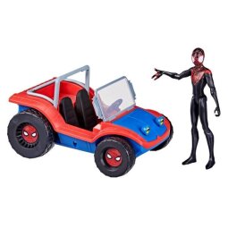 SPD NUOVO UNIVERSO 2 MOVIE MACCHINA MILES MORALES   SPIDER-HAM 15CM