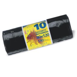 FASCETTA ROT. SUPERESISTENTE  NERO 80X120 PZ.10 0.031 LDPE RIGENERATO