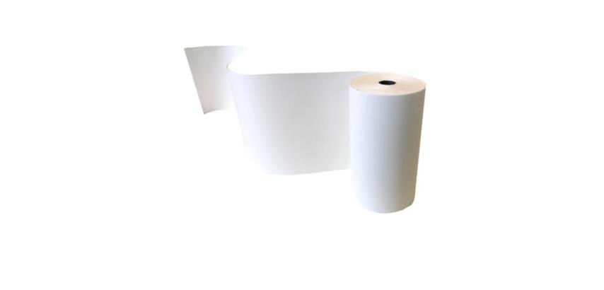CF10 CARTA TERMICA BIANCA NEUTRA 55GR 80MMX30MT-DIAMETRO ESTERNO 48MM FORO 12