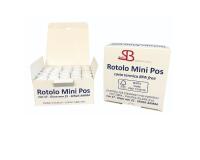 CF25 MINI POS CARTA TERMICA NEUTRA- BPA FREE - FSC                    ALTEZZA MM 57 - DIAMETRO ESTERNO MM 25 - SENZA ANIMA INTERNA