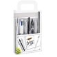 SILVER SET BLOCCO APPUNTI + PENNE