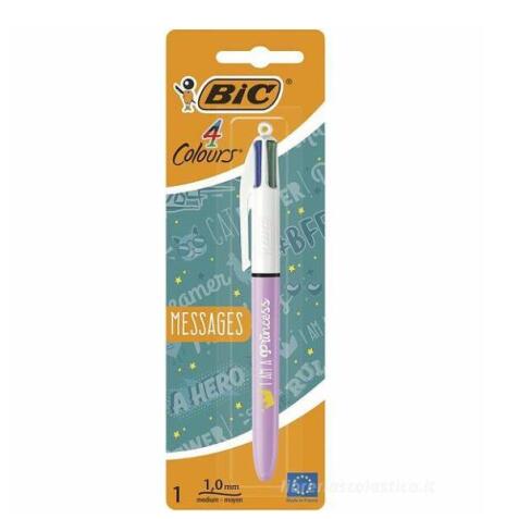 BIC 4 COLOURS TYE DYE blister 1pz