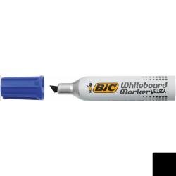 Bic Whiteboard Marker Velleda 1781 blu punta scalpello tratto 3 5 - 5 5 mm -Bic- fusto metallo  resistente al caldo/freddo (conf.12)
