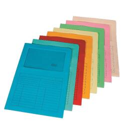 CF50CARTELLINA SINTEX VERDE C/FINESTRA 115GR