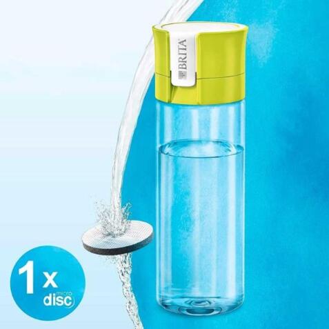 BRITA FILL&GO - BORRACCIA LIME 0,6LT - TRASPARENTE